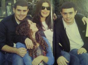 Mona Abou Hamze and her Kids